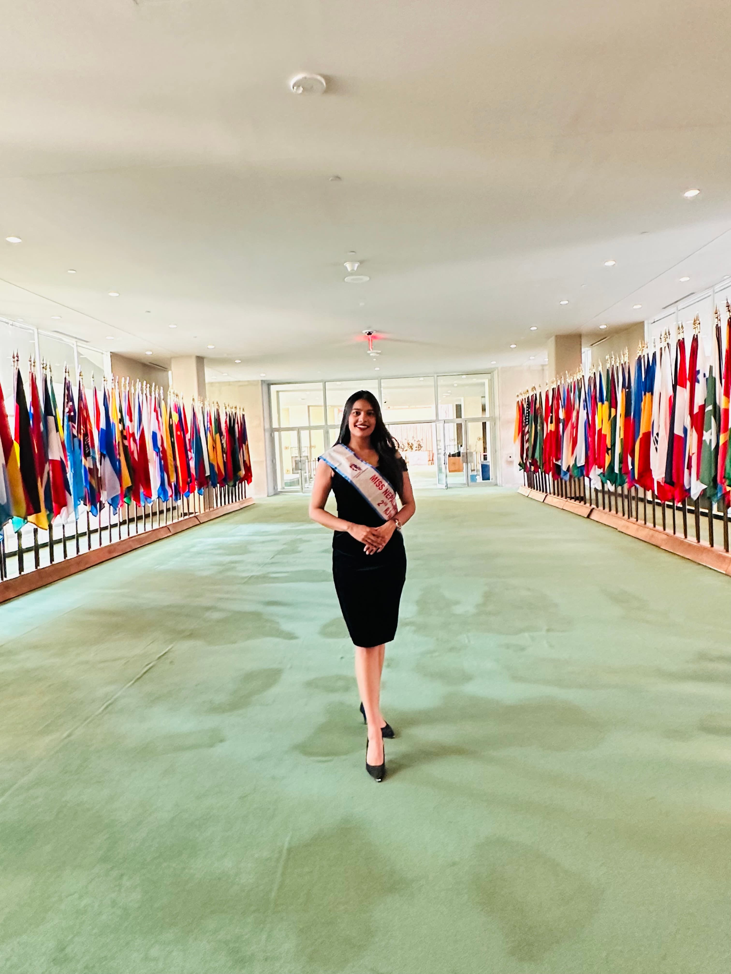 Divya at Miss Nepal North America event